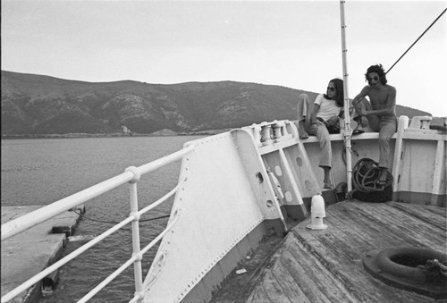 Hippies on boat