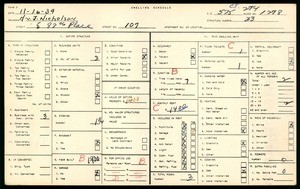 WPA household census for 107 East 82nd Place, Los Angeles County