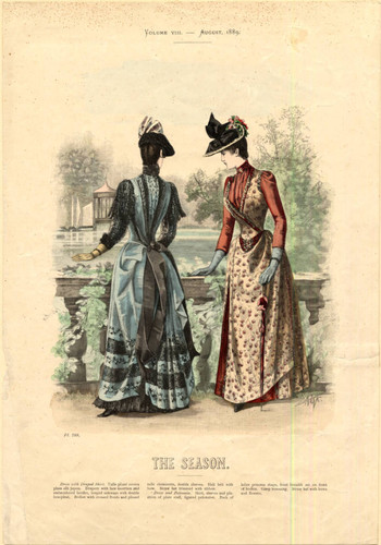 American fashions, Summer 1889