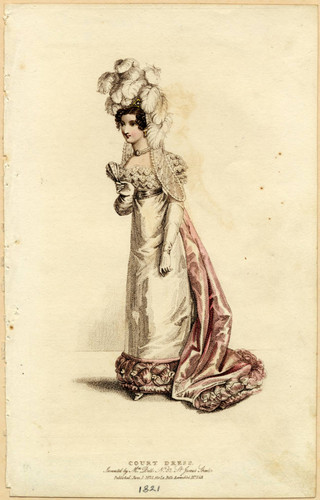 Court dress, 1821