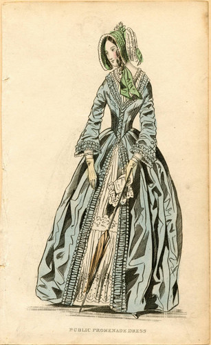 Promenade dress, 1843