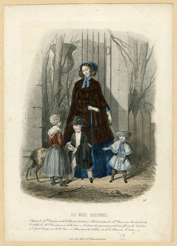 French mother and children's fashions, Winter 1846