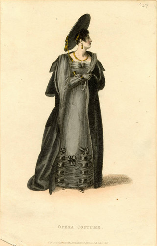 Opera costume, Winter 1827