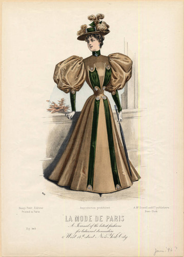 American fashions, Winter 1896