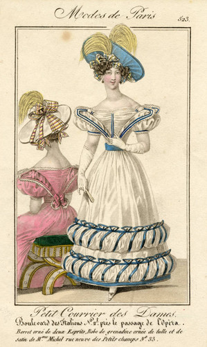 Paris dresses, 1829