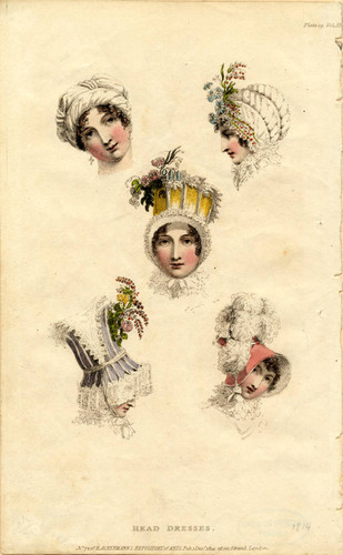 Head dresses, Winter 1814