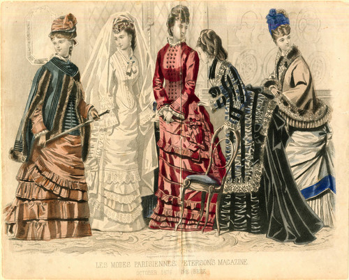 Bridal fashions, Autumn 1876
