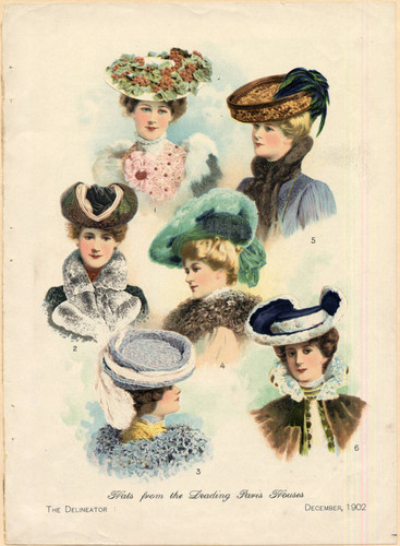 Paris hats, Winter 1902