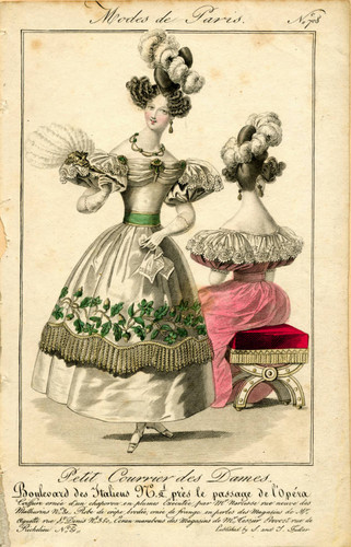 Paris fashions, 1830s