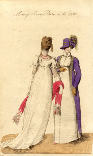 Morning and evening dresses, Winter 1807