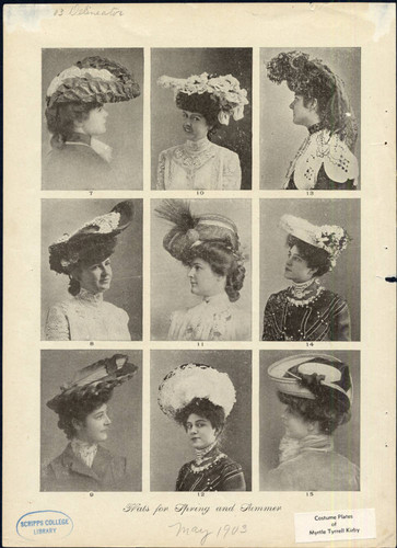 American hats, Spring 1903