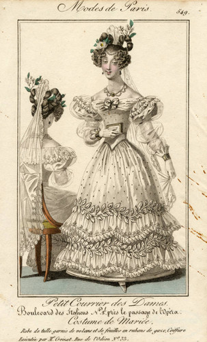 Bridal fashions, 1829