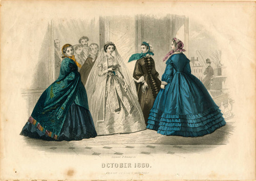 Bridal fashions, Autumn 1860