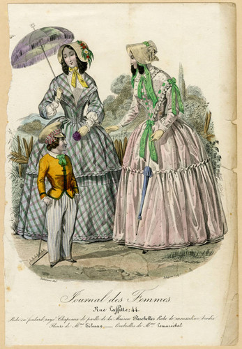 Two women and a boy, Summer 1846