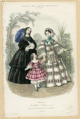 Two French women and a girl, Autumn 1857