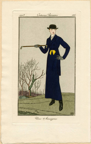 French riding costume, 1913