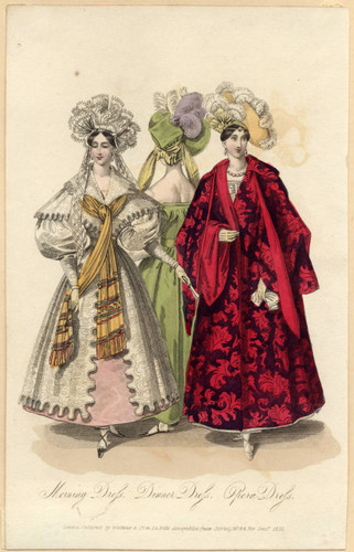 Morning, dinner, and opera dresses, Winter 1831