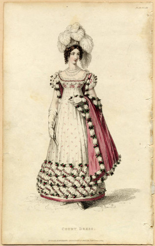 Court dress, Summer 1822