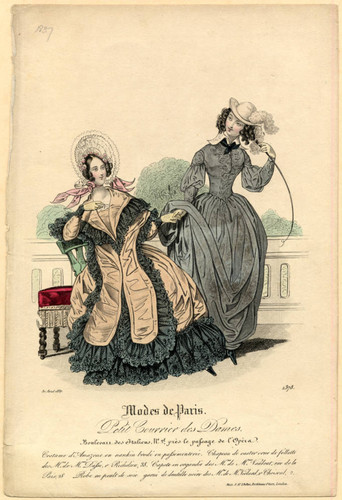 Paris fashions, Summer 1837