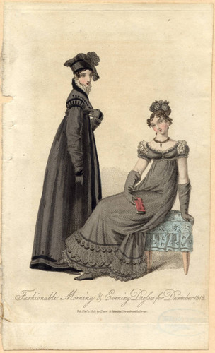 Morning and evening dresses, Winter 1818