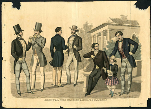 Group of men with a child, Summer 1853