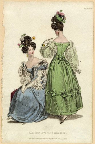 Evening dresses, Summer 1829