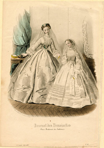 Bridal fashions, Winter 1863