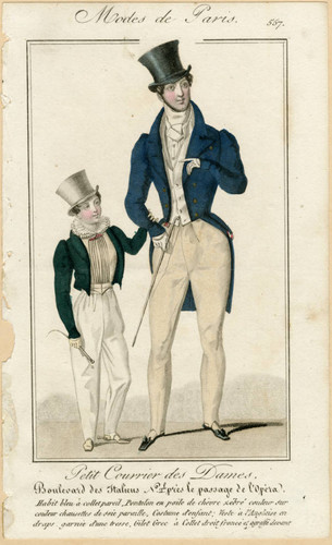 Father and son, Paris, 1829