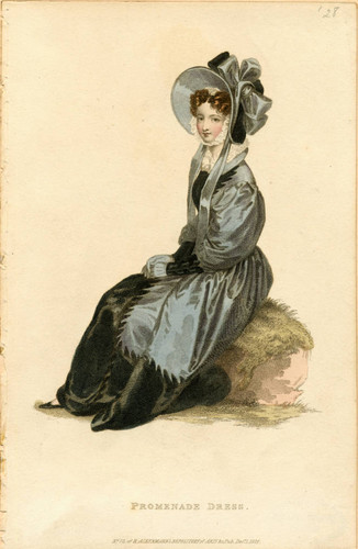 Promenade dress, Winter 1828