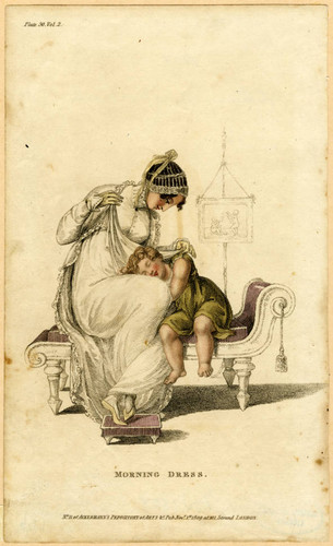 London morning dress, 1809