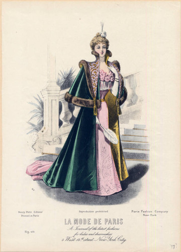 American ball gown, 1898