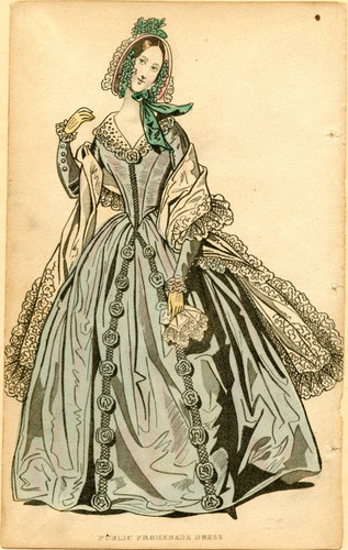 Promenade dress, 1843