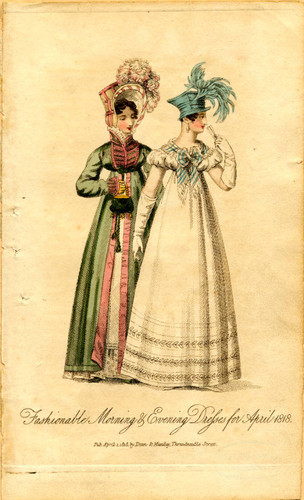 Morning and evening dresses, Spring 1818