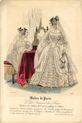 Bridal fashions, Winter 1838