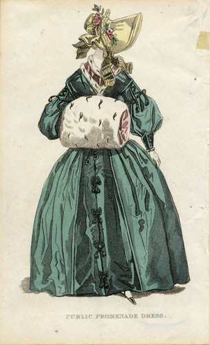 Promenade dress, 1838