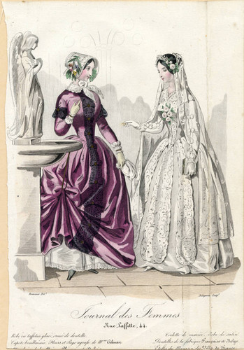 Bridal fashions, Spring 1847