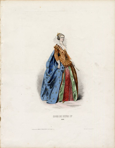Court dress, reign of Henri IV, 1600  Calisphere
