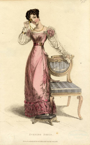 Evening dress, Autumn 1825  Calisphere