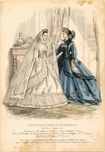 Bridal fashions, Autumn 1864