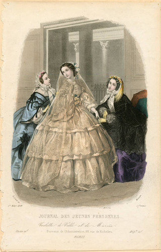 Bridal fashions, Spring 1859