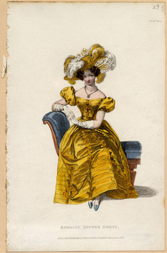 Dinner dress, Summer 1829