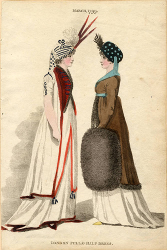 London dresses, Winter 1799