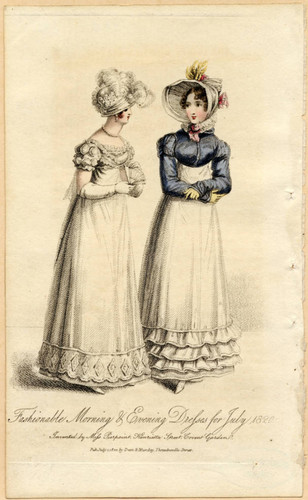 Morning and evening dresses, Summer 1820