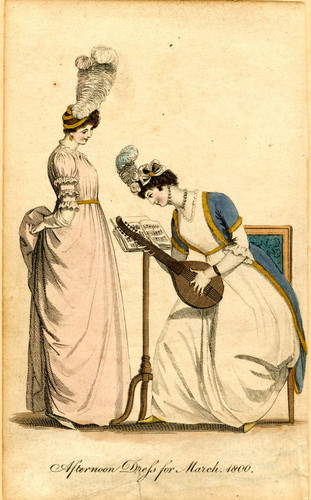 Afternoon dress, Winter 1800