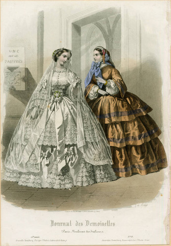 Bridal fashions, 1858