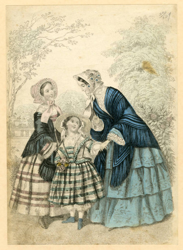 Mother and daughters, 1853