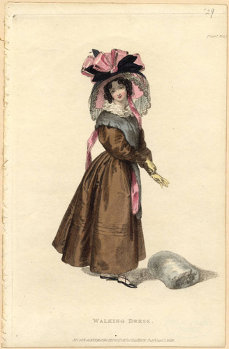 Walking dress, Winter 1829