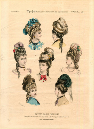 Head dresses, Autumn 1875