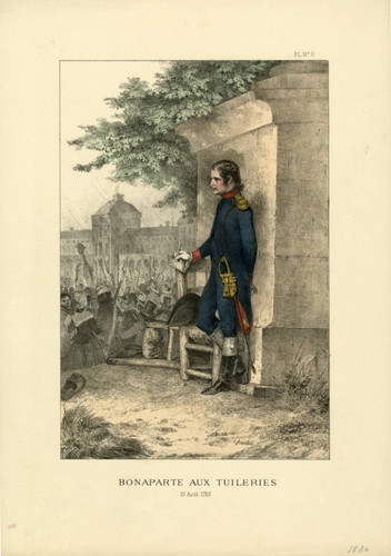 Napoleon Bonaparte at Tuileries, August 1792