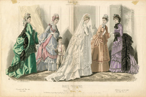 Bridal fashions, Winter 1873